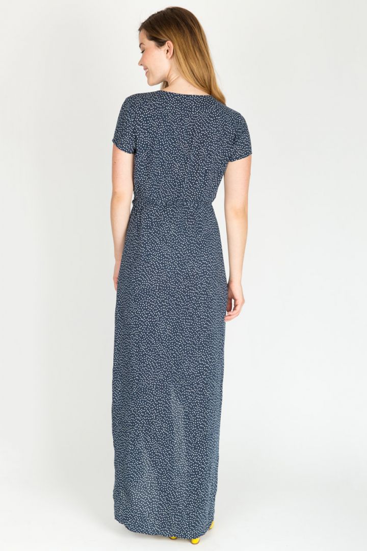 Maxi Umstands- und Still-Wickelkleid