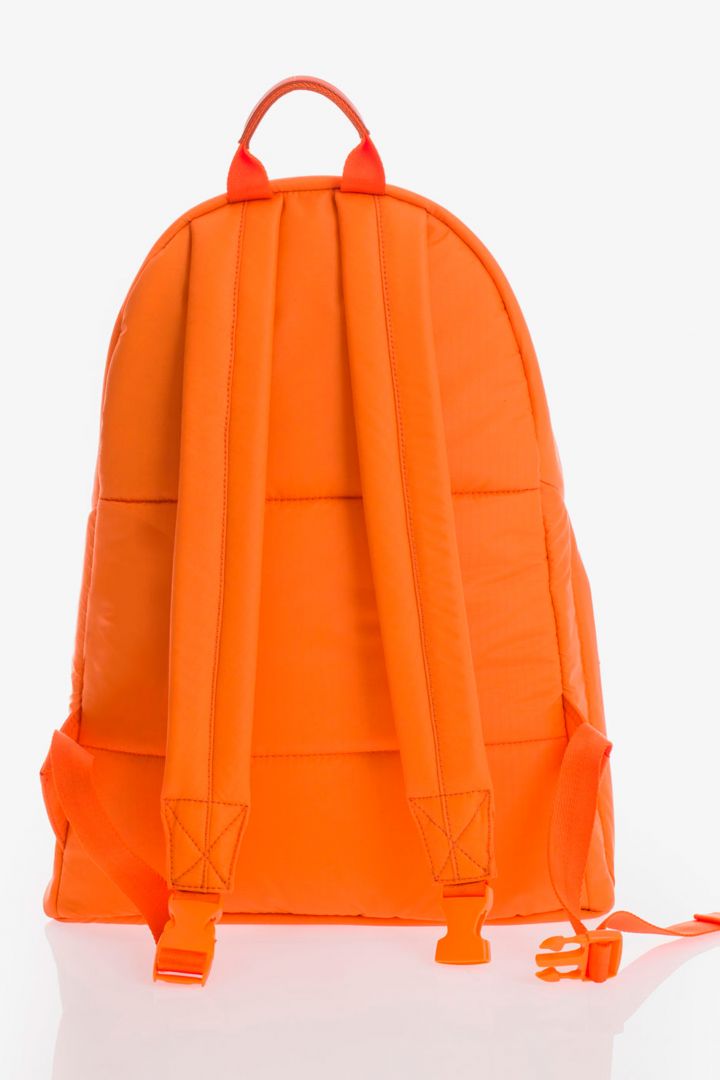 Baby-Changing Backpack Eco Made of Recycled Nylon orange