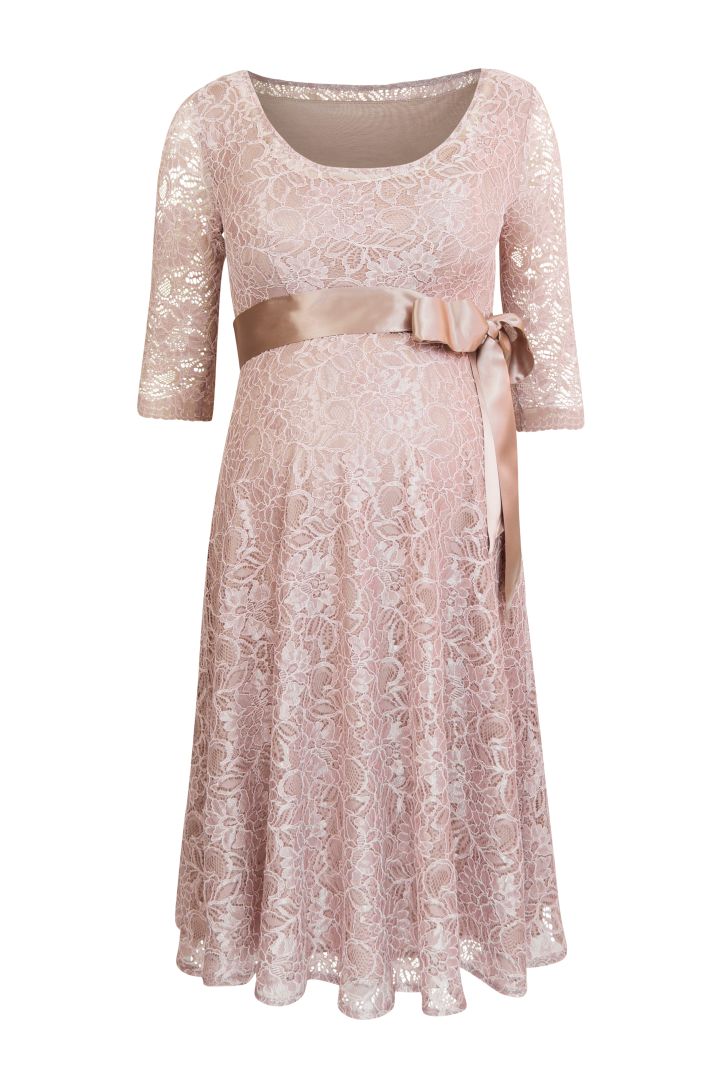 Festliches Umstandskleid mit Spitze