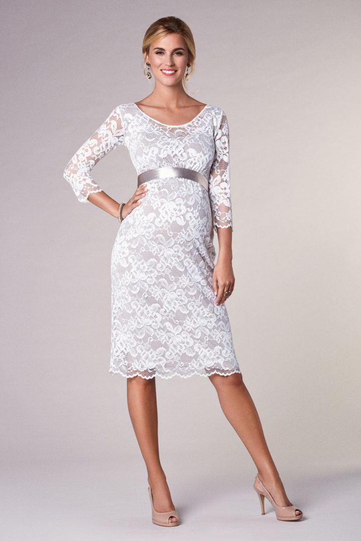 Lace Maternity Wedding Dress