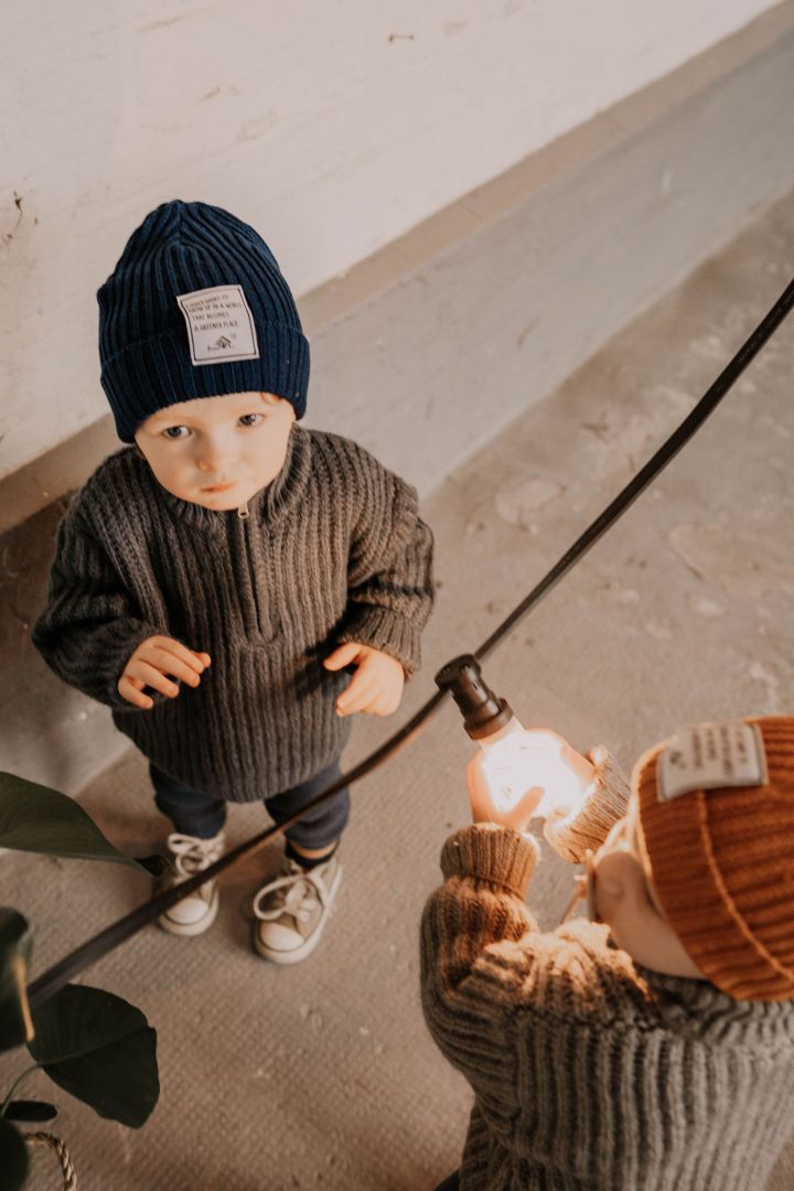Knitted Hat with Merino Wool