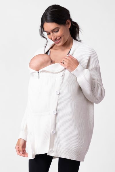 Strick Umstands- und Tragejacke