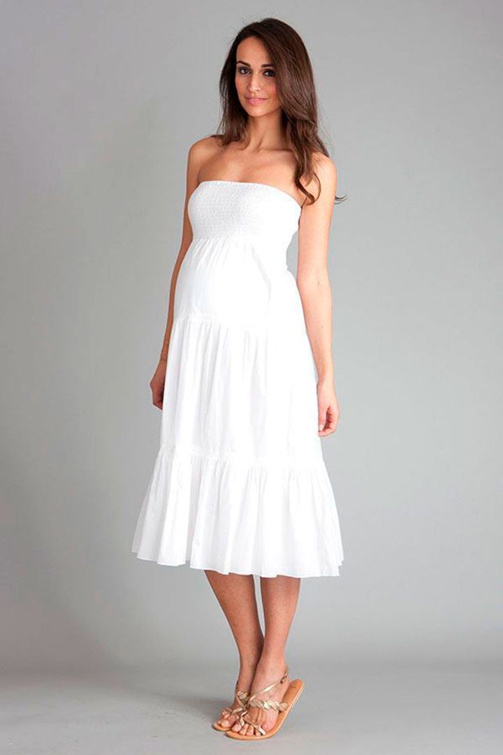 2 in 1 Maxi Umstandsrock und -kleid