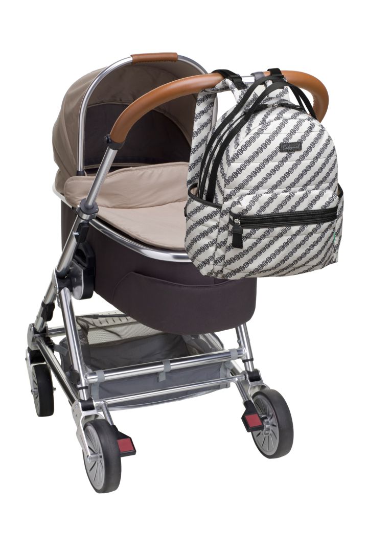 Eco Wickelrucksack Logo Print