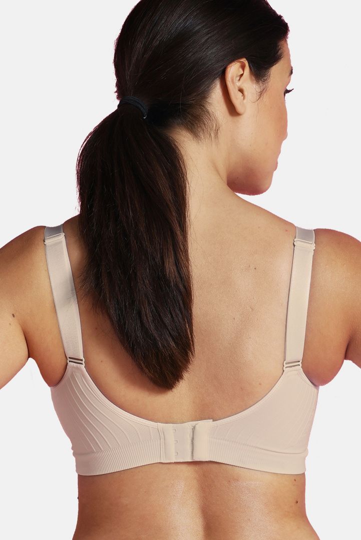 Seamless Nursing Bra with Gel Wiring light almond