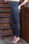 Preview: Slim Fit Maternity Trousers with Seamless Band darkgrey