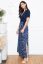 Vorschau: Maxi Umstands- und Stillkleid mit Print