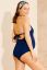 Vorschau: Classic Neckholder Umstandsbadeanzug navy
