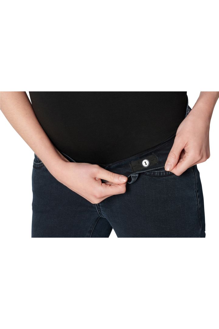 Skinny Umstandsjeans dark denim