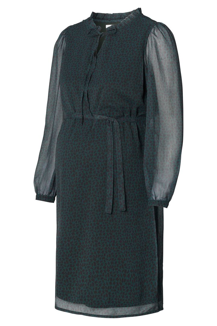 Eco Umstandskleid mit Transparent Ärmeln