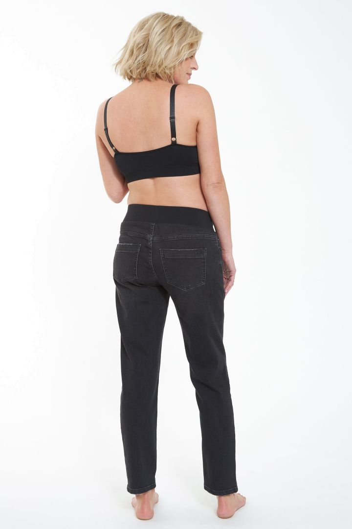 Girlfriend Umstandsjeans schwarz