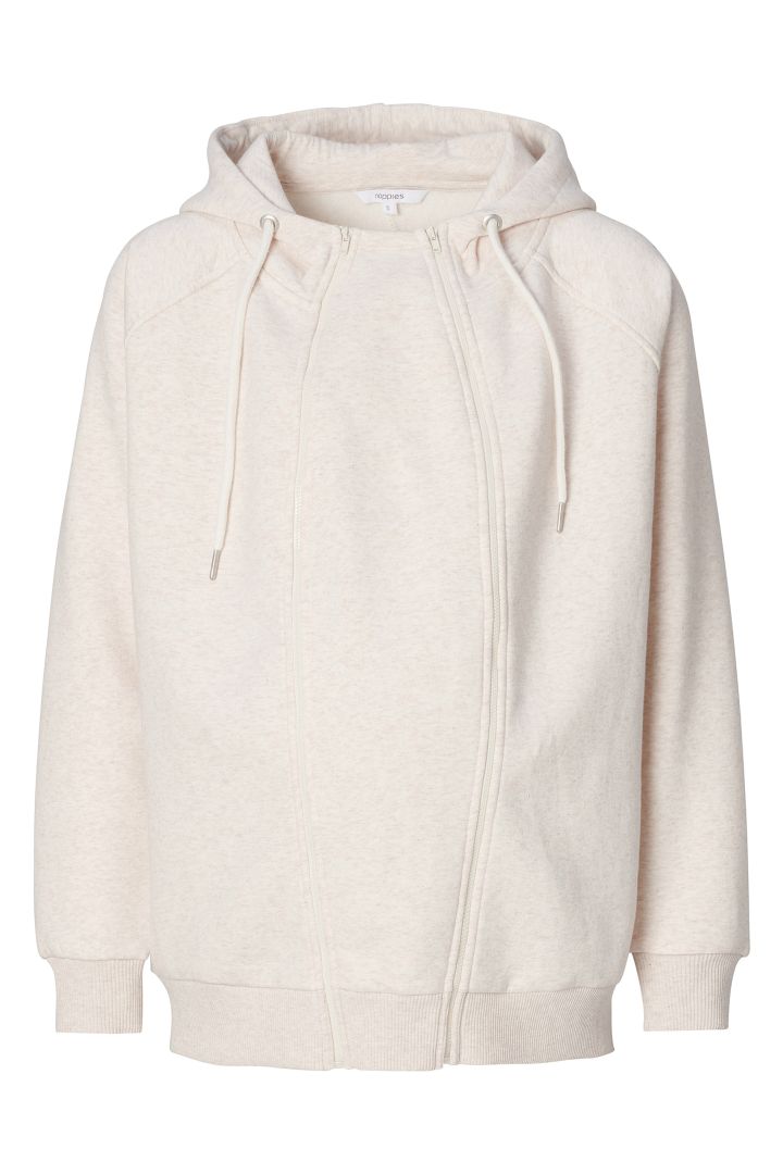 2-in-1 Umstands-Hoodie ecru
