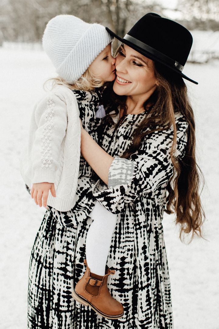 Mini Me Kleid mit Graphic Print