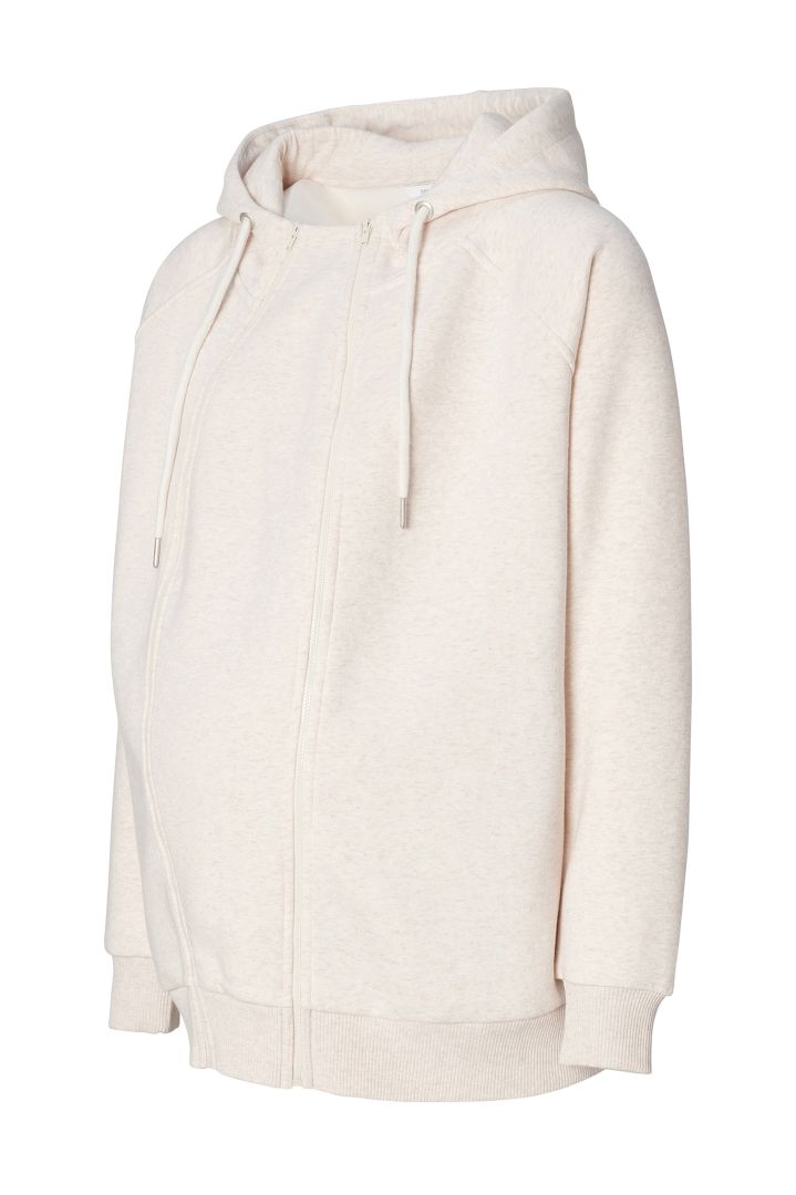 2-in-1 Umstands-Hoodie ecru