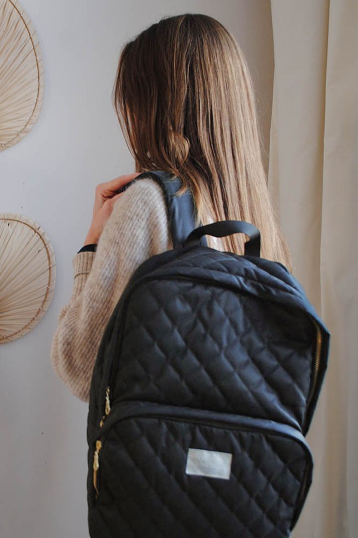 Eco Wickel-Rucksack navy