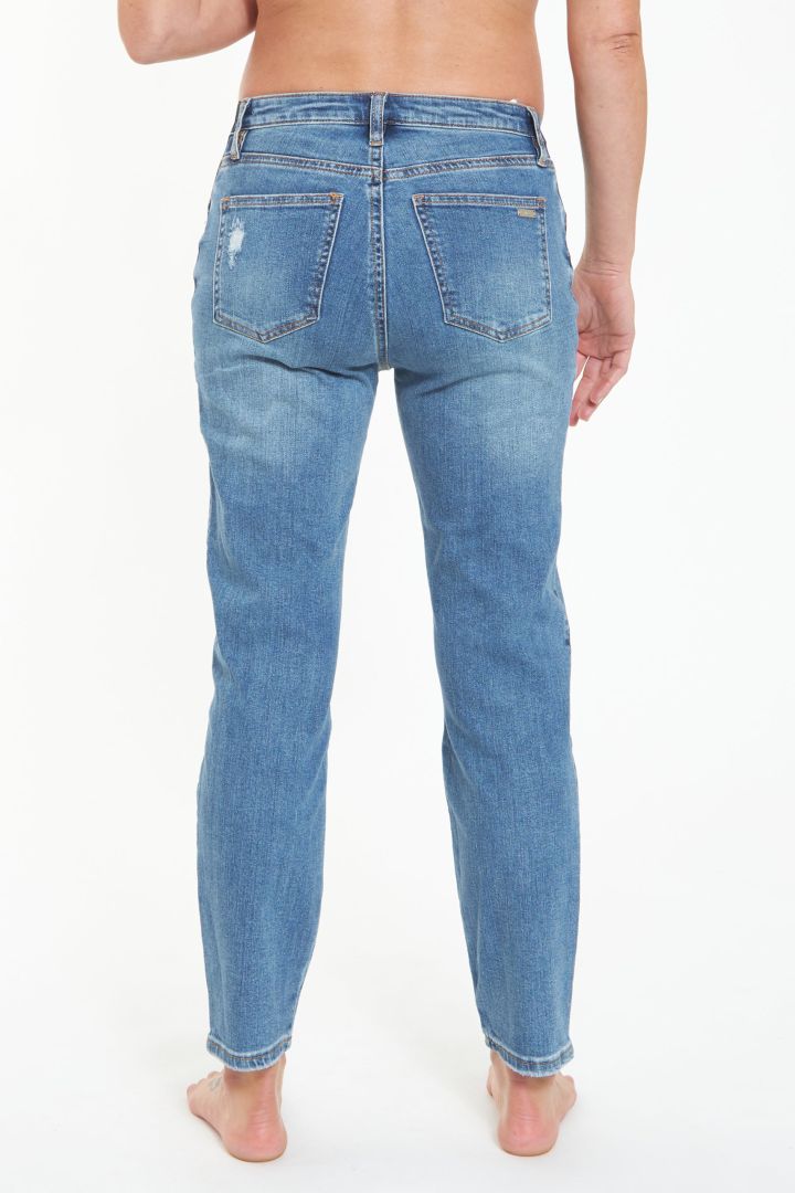 Distressed Umstandsjeans denim
