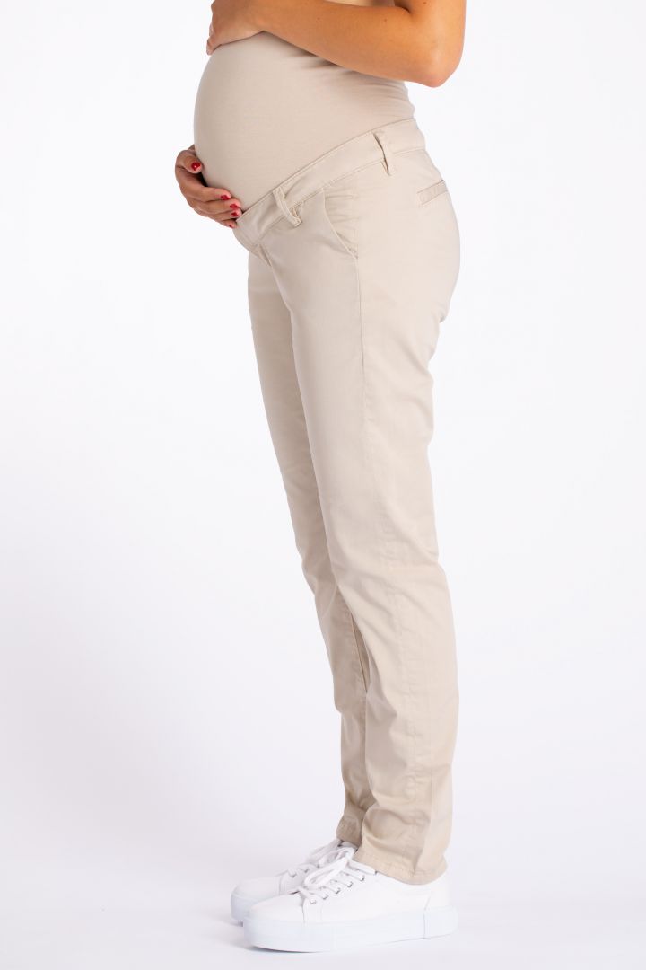 Chino Umstandshose aus Bio-Baumwolle sand