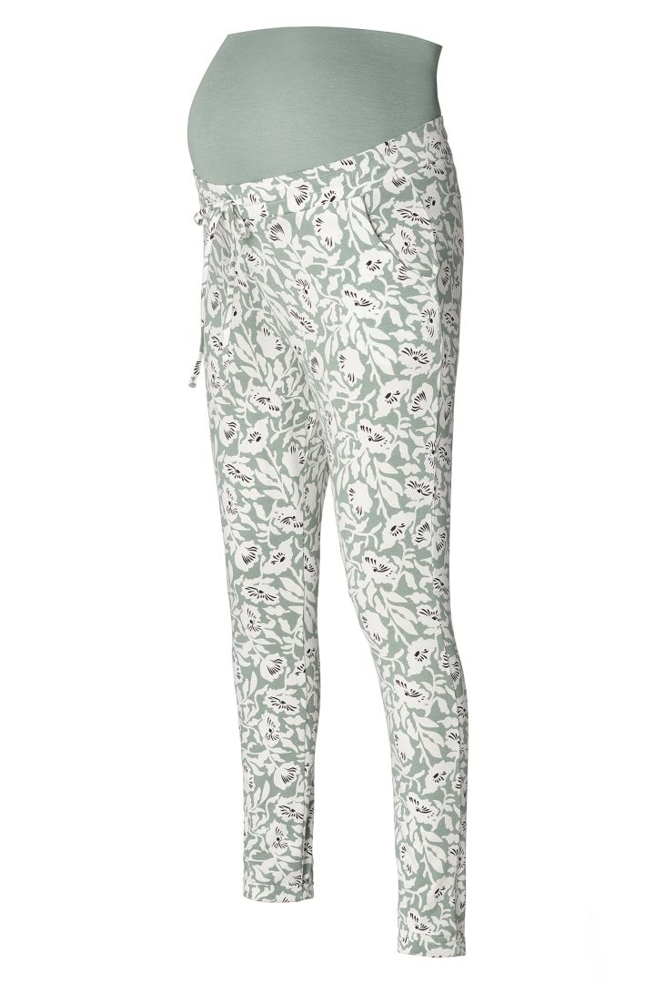 Ecovero Umstandshose mit Allover Print