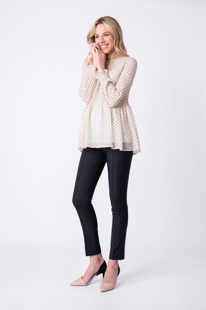 Maternity Shirred Top