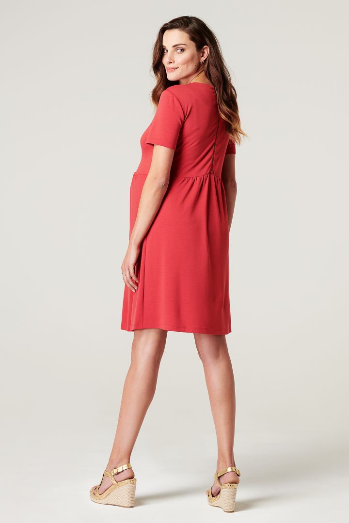 Umstandskleid mit Rundhalsausschnitt