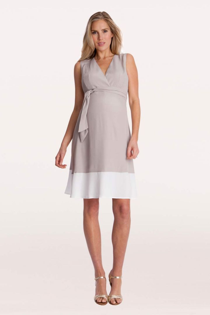 Umstandskleid im Colour Block Design