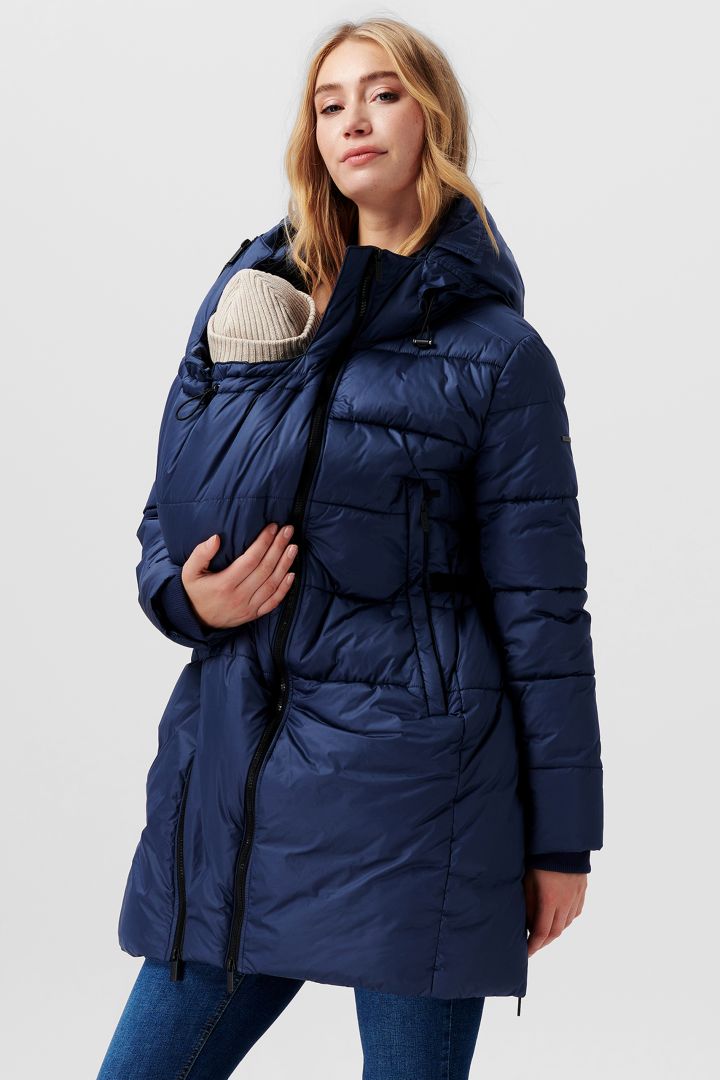 3 in 1 Umstandsjacke und Tragejacke wattiert