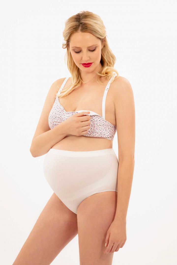 Flexibel anpassbarer Still BH mit Blümchen Print