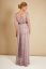Preview: A-line maternity dress in lace, long, pink