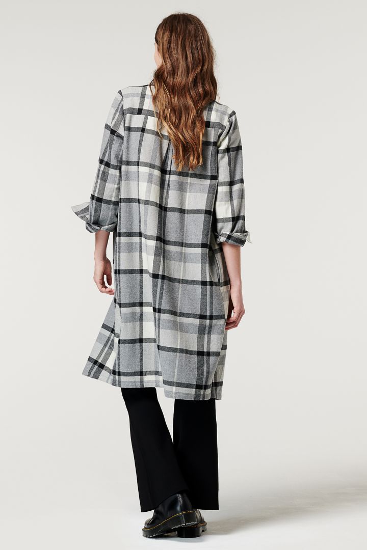 Flannel Maternity Shacket