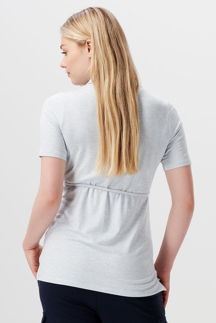 Ecovero Umstands-und Stillshirt mit Knopfleiste