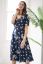 Preview: Maternity and Nursing Dress with Floral Print