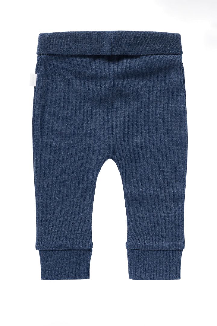 Rib Knit Baby Trousers navy