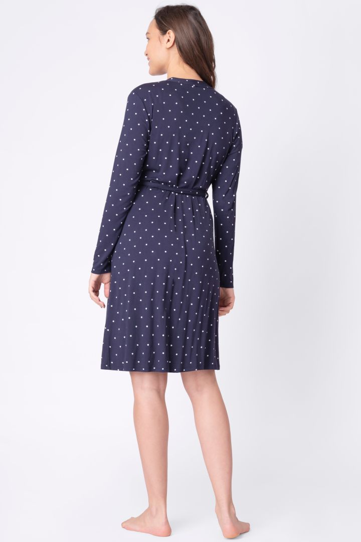 Set Umstands- und Stillnachthemd mit Morgenmantel