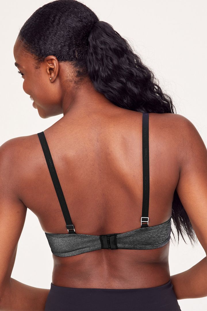 Nursing Bra black marl