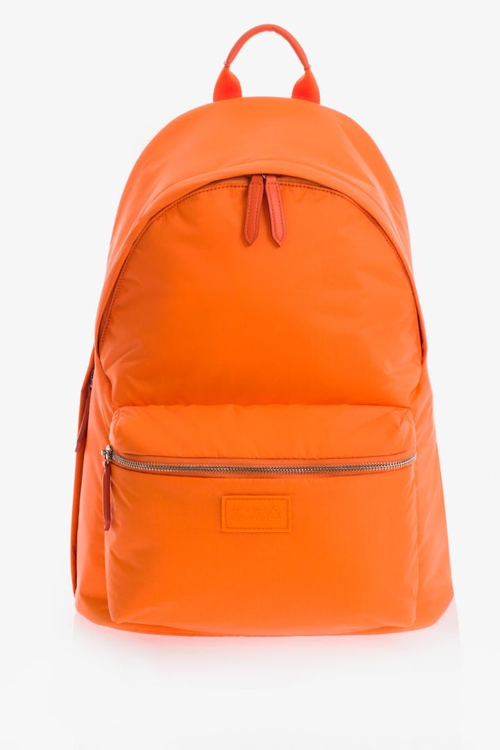 Baby-Changing Backpack Eco Made of Recycled Nylon orange