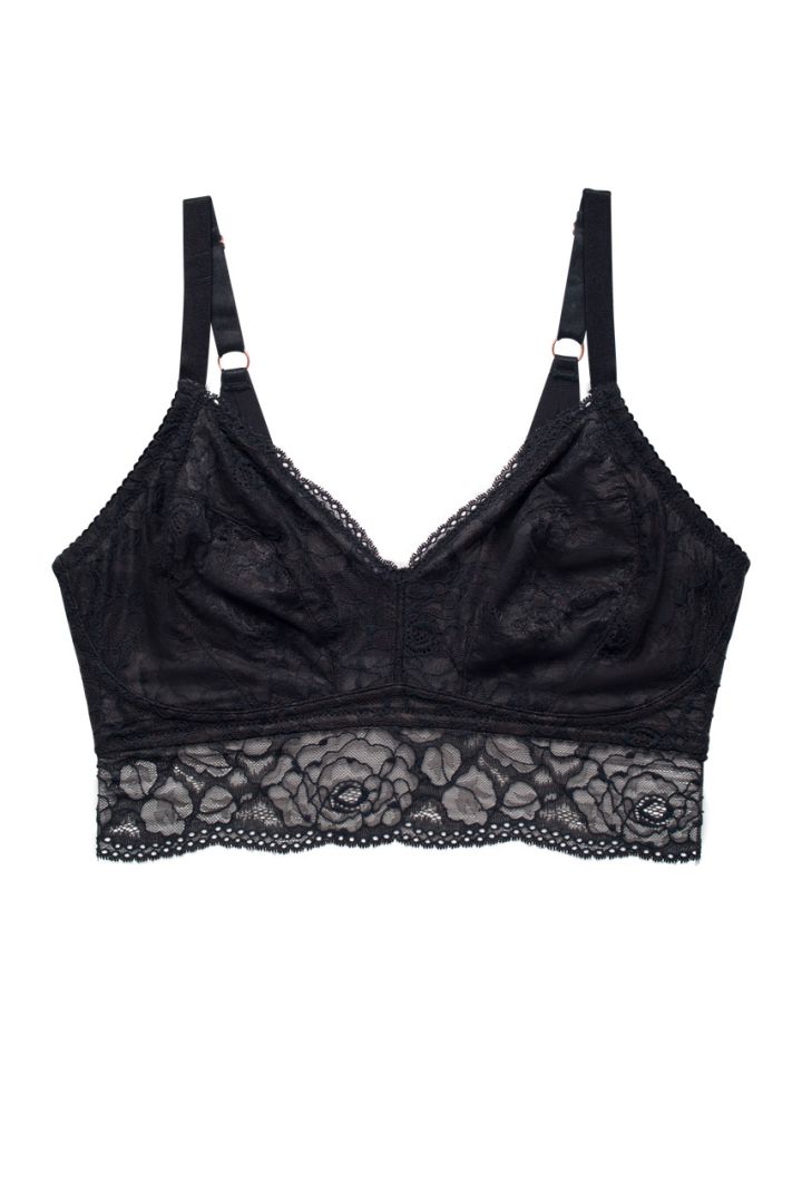 Schwangerschafts-Bralette schwarz