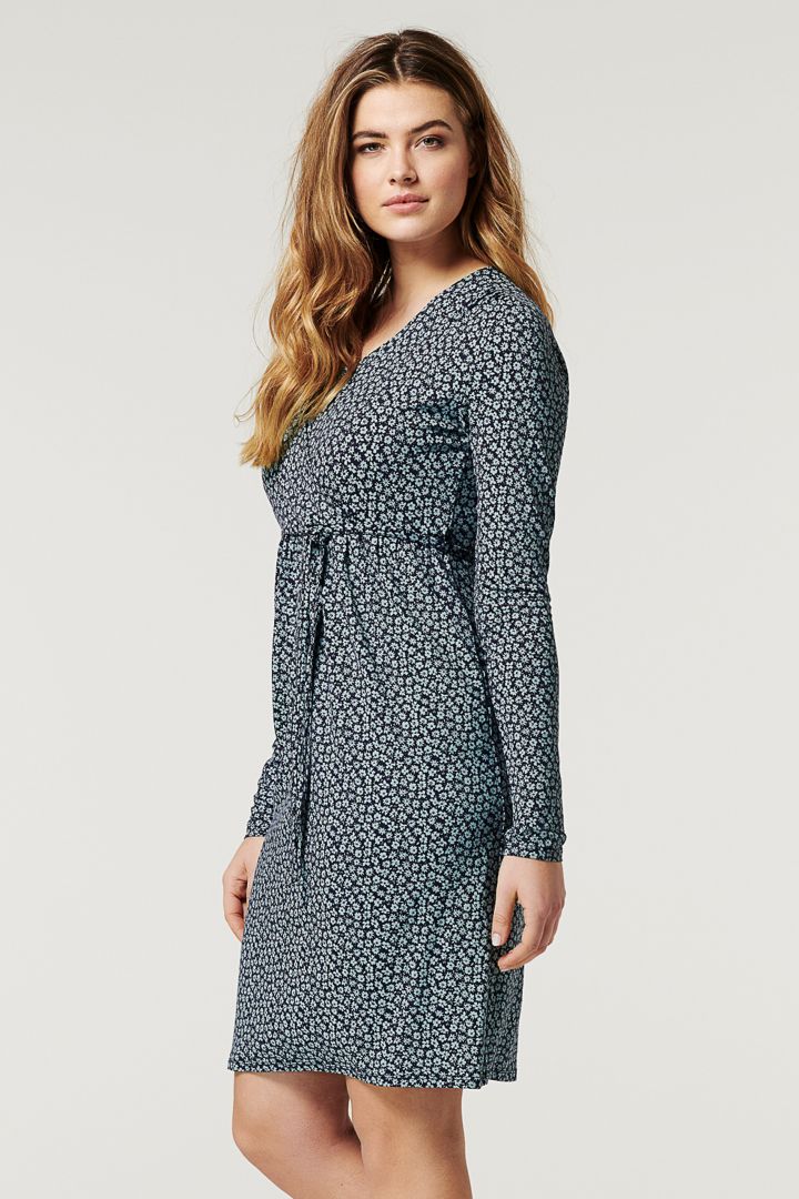 Ecovero Umstands- und Stillkleid mit Blumenprint