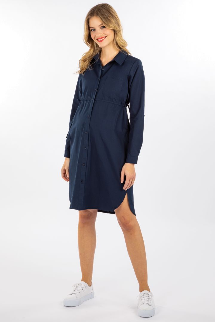 Umstands-und Stillhemdblusenkleid