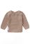 Vorschau: Organic Baby Wickel-Pullover taupe