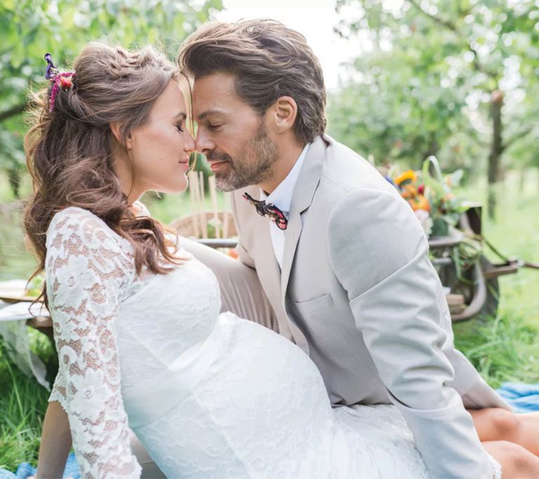 Hochzeit mit Babybauch