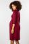 Vorschau: Ecovero Rundhals Umstands- und Stillkleid bordeaux