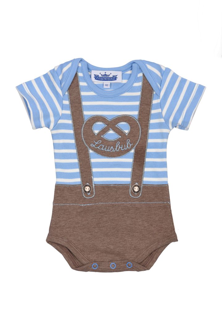 Trachten Spieler in Lederhosenoptik Lausbub gestreift