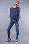 Vorschau: Umstands- und Stillsweater mit Crossover Saum blau