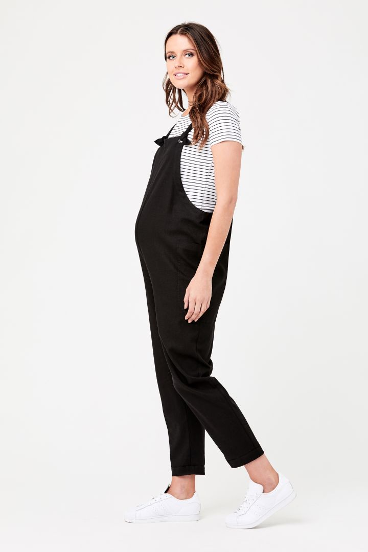 Umstands-Jumpsuit mit schmalen Trägern