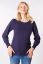 Vorschau: Boatneck Umstandsshirt navy