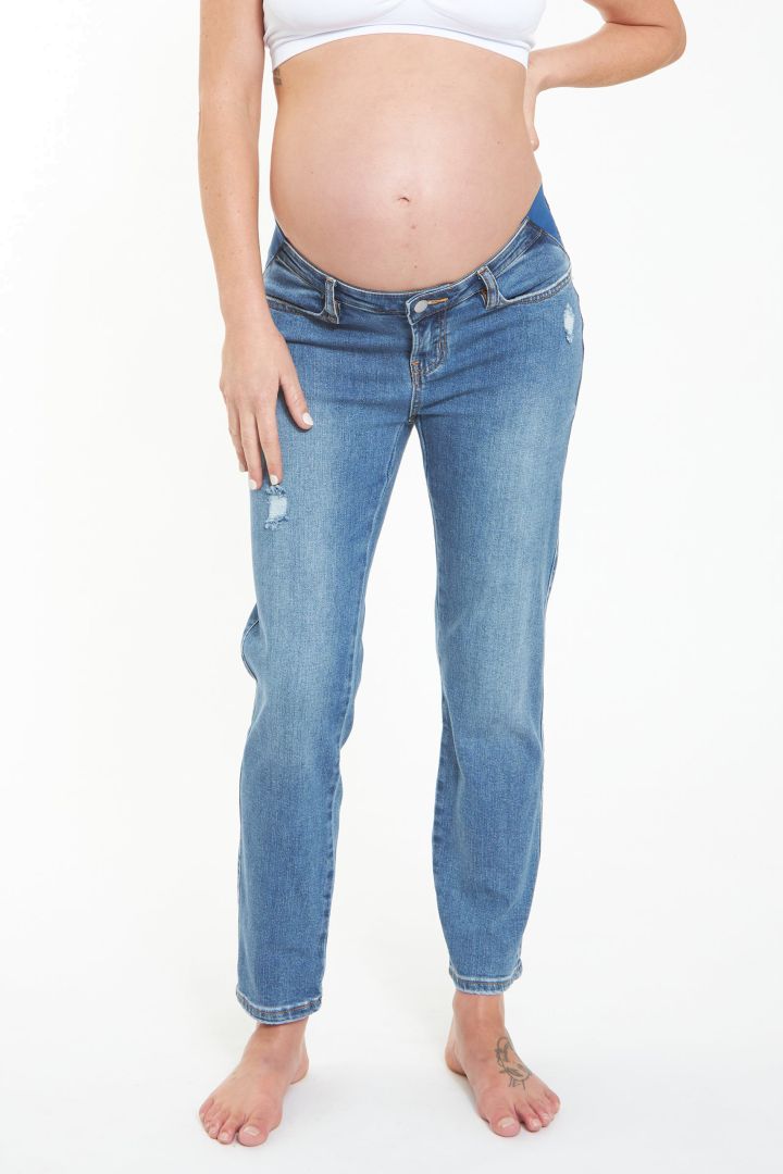 Distressed Umstandsjeans denim