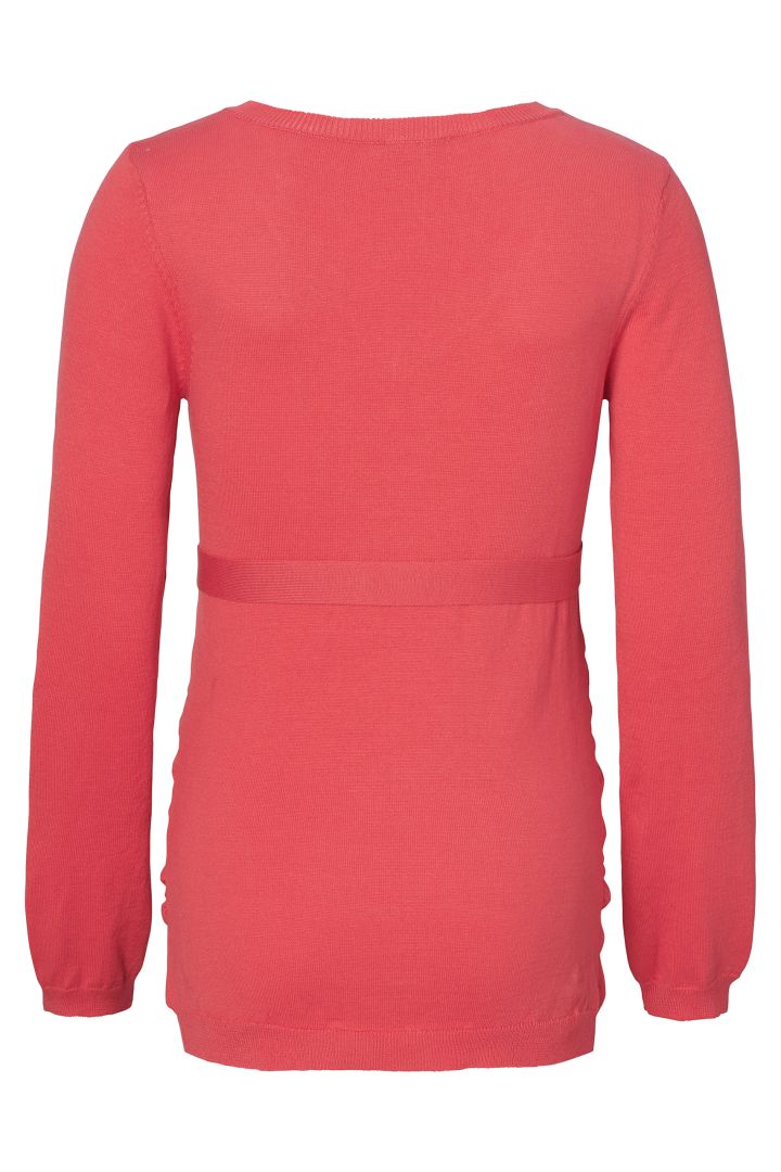 Organic Umstandspullover mit Bindegürtel