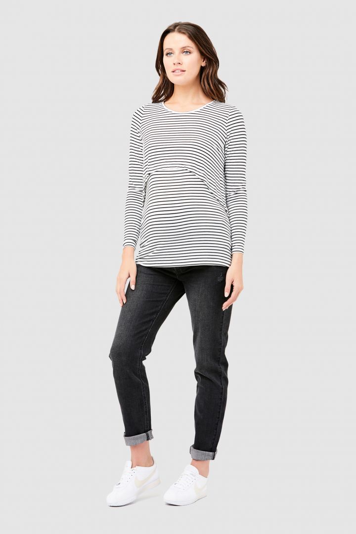 Girlfriend Umstandsjeans schwarz