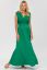 Preview: Maxi Maternity and Nursing Dress with Knot Detail Green