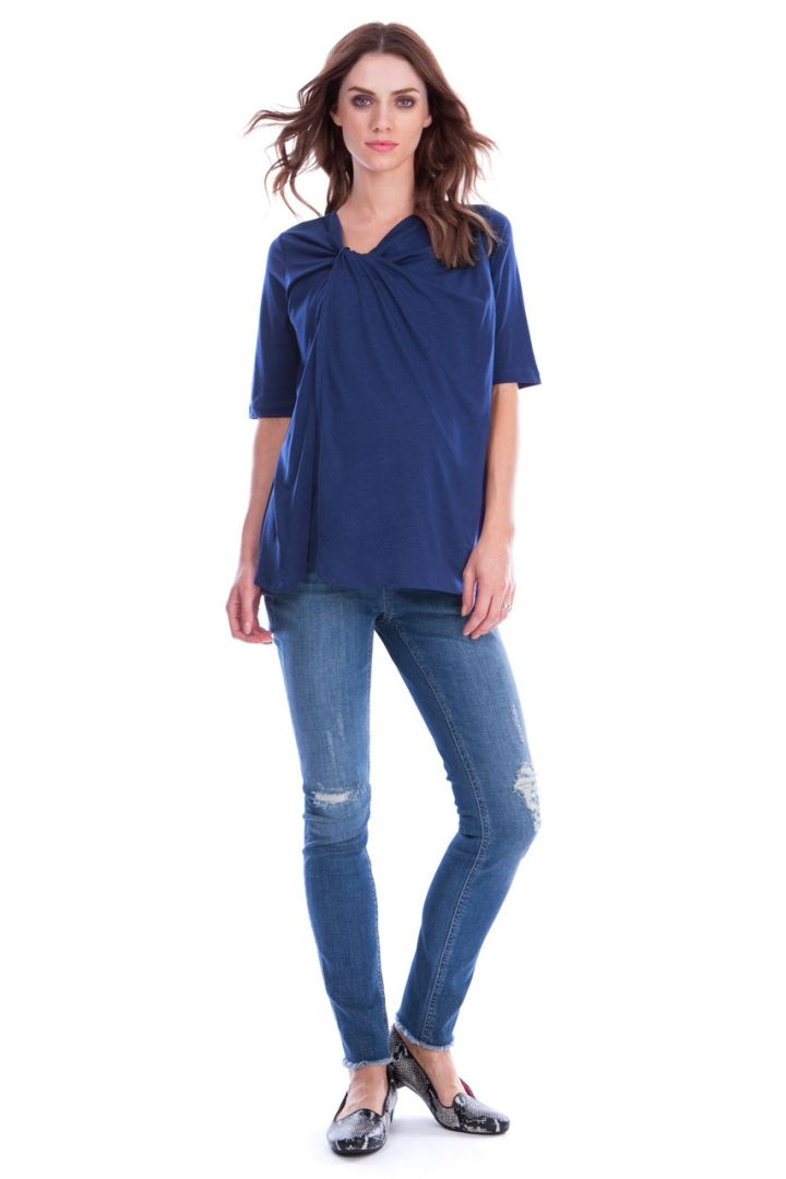 Ripped Umstandsjeans Slim Leg